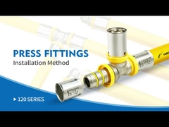 Polyethylene Aluminum Press Fitting ISO17484 AS4176.8 Certificated