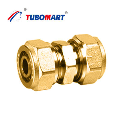 Cross Linked Polyethylene Male Compression Pipe Fittings Chrome Plated