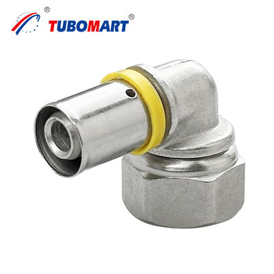 Brass Press Fit Fittings Plumbing Pex Connectors Corrosion Resistant