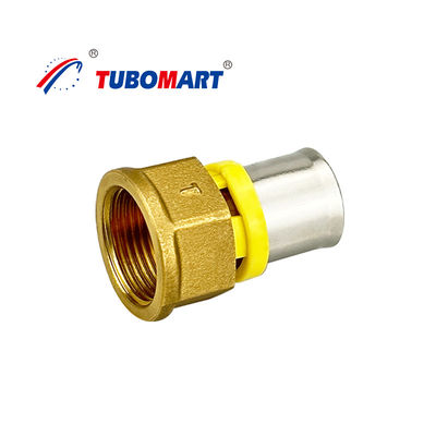Effortless Press Fit Brass Pex Fittings For PEX Tubing Installation