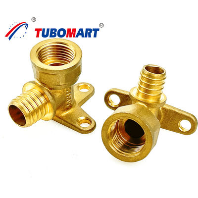 Nickel Plated Pex Sliding Fittings 1/2 Inch BSP / NPT Size Maximum Pressure 200 Psi