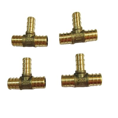 High Pressure Crimp Pex Fittings With Up To 200 Psi Pressure Rating