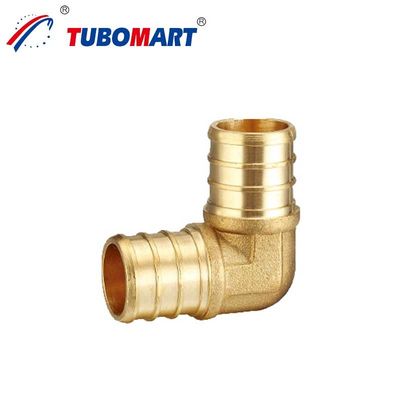 Residential Commercial Pex Plumbing Crimp Connectors Corrosion Resistance
