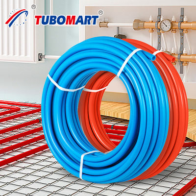 Corrosion Resistant Insulated Pex Pipe 50m 100m 200m Per Roll With Crimp Fitting