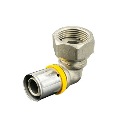 CW602N  Wholesale Brass Press Fittings Gas Tube Multilayer Composite Pex Pipe Fitting Brass Compression