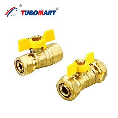 Customized Support ODM Brass Gas Pipe Valve For Gas System 1/2