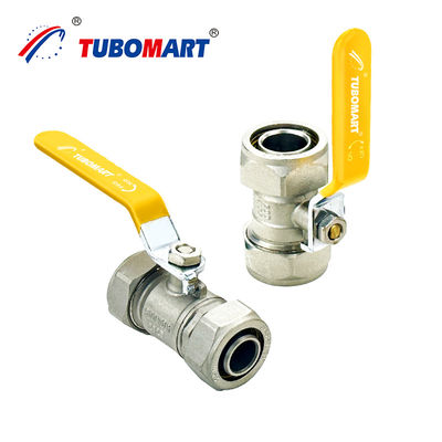 OEM ODM Brass Gas Valve For Oil Media And LPG With Colored Handles