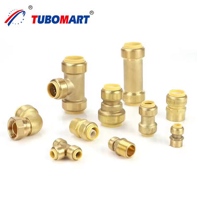 C46500 Copper Pipe Push In Fittings For Gas And 2ater System ISO Certified