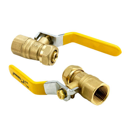 High Pressure Customized Support Brass Gas Valve 1/4-4'' With SAI GLOBAL AS4617-2004 Certification