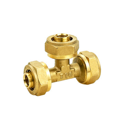 OEM Brass Compression Elbow Male Connect Pex-al-pex Fittings For Multilayer Hot And Cold Water Pipes