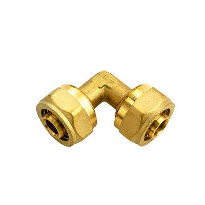 Brass Elbow And Tee Brass Compression Fittings  ISO 9001 Certified ISO 9001/9002 ISO 14001