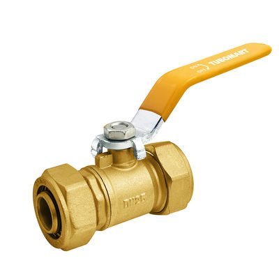 TUBOMART High Pressure Brass Ball Valve 1/2 Inch Male 1 Inch Brass Male Ball Valve