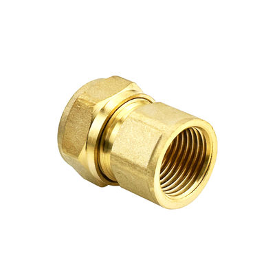 ISO 14001 Friction Pex Press Fittings Brass Compression Fittings