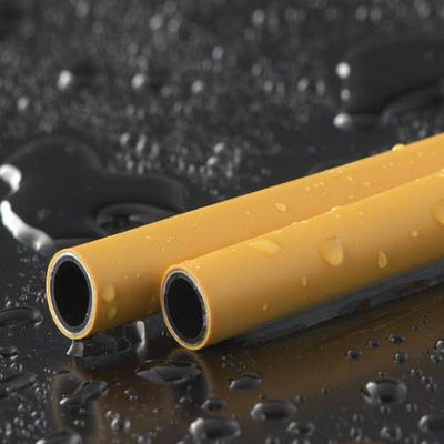 50 Years Guarantee Pex Al Pex Gas Pipe For Gas ISO17484/AS4176/NSF14 Certified Customized White / Orange / Yellow