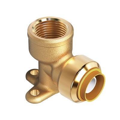 Removable Pex Push Fittings Plumbing Quick Release Bite Fittings Brass Equal Coupling Connector Pushfit Fitting for Pex Water Pipe