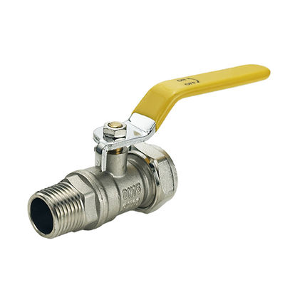 Tubomart OEM 1/4 Brass Ball Valve Hand Operated Customizable Support For Gas System