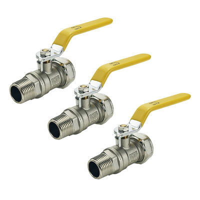 Gas System Brass Gas Valve With Long Handle ODM Support