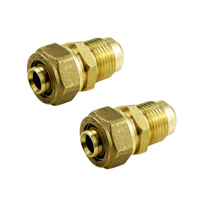 ISO17484-1/AS4176.8 Certified Pex Compression Fittings For Pex Al Pex Pipes 18*1/2