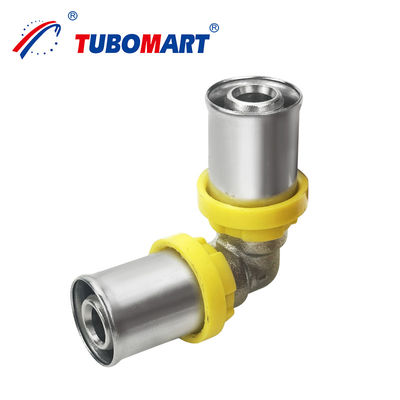 Good Quality TH Type Brass Press Fitting ISO9001 Certified Pex Al Pex Press Fittings for Gas System
