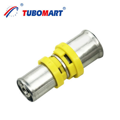 Tubomart Plumbing Materials Brass Fittings Floor Heat Fitting Pexalpex Pipe TH Profile Straight Gas Fitting