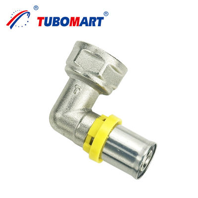 Customized TH Type Brass Press Fitting Straight Union Equal Reduced Tee Elbow Pipe Press PEX Pipe Fittings ISO CE Certificates