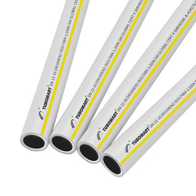 TUBOMART OEM PEX-AL-PEX Gas Pipe ISO17484 Multilayer PAP Pipe for Heating GAS System 16-32mm