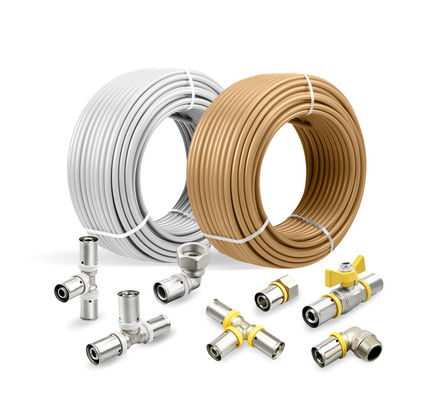 Tubomart Plumbing And Gas System Plastic Composite Pipe Plumbing Water Tube Flexible Pex Al Pex Pipe