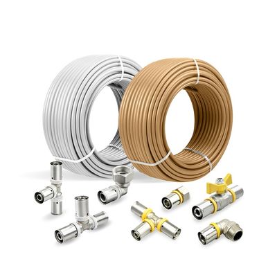Customized Wholesale Floor Heating GAS Pex Al Pex Plumbing Pipe Plastic 16-32MM Composite PEX Al PEX Pipe