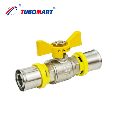 Easy Installation 12mm 16mm 25mm 32mm AS4174 Gas System Water Supply Brass Pipe Fitting TH Type Gas Press Plumbing Fitting