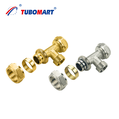Factory Price Pex Al Pex Connection with CW602N Material Pex Compression Fittings and ISO 9001/9002 Certified for gas system
