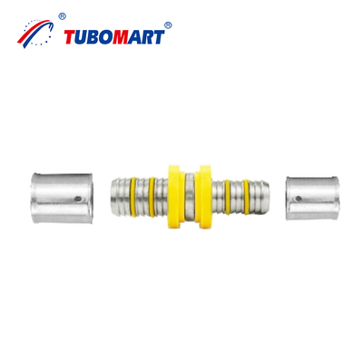 OEM Wholesale ISO Certificated Plumbing Material Copper PEX Pipe Fittings Equal Elbow Tee Coupling Gas PEX Press Fitting