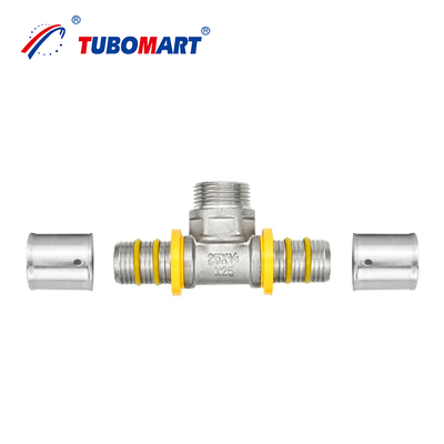 24 Years Manufacturing Experience Customized Pex Al Pex Press Fittings for Gas/Water System OEM ODM Supported