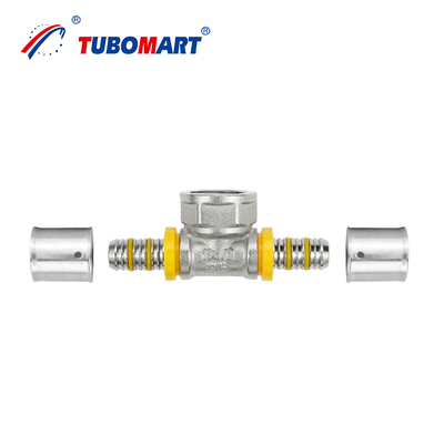 Long-lasting Pex AL pEX Pipe Press Fitting with 24-years Manufacturing Experience and ISO 9001/9002 Certification