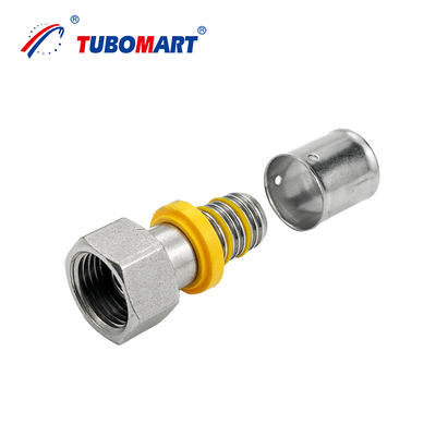 OEM Manufacturer PEX Al PEX Fittings Gas Pipe System 16-32mm Brass Press Plumbing Press Fittings