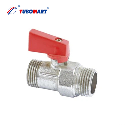 Customized OEM Service and ISO 9001/SAI GLOBAL AS4617 Certified Brass Mini Ball Valve for Gas Oli Water