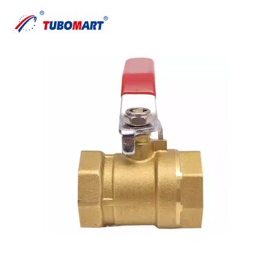 TUBOMART OEM Brass Ball Valve with Internal & External Thread 16-32mm * 1/2''-1''' NPT Thread for Water Gas