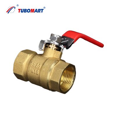 Customized TUBOMART OEM Brass Ball Valve Manual Power 16-32mm Pex Al Pex Pipes for Water & Gas Supply