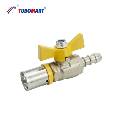 OEM Customization Supported Brass Gas Valve Press fittings manufacturer exports pressure ball valves pipe materials and pipe fittings for gas system