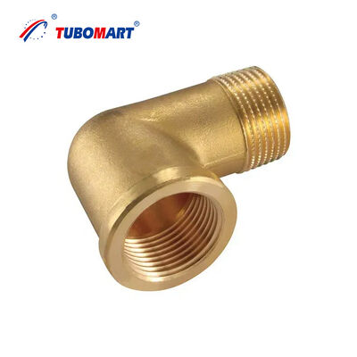 TUBOMART OEM Reliable Production 1/2 Brass Fittings Female to Male Elbow Water Plumbing System